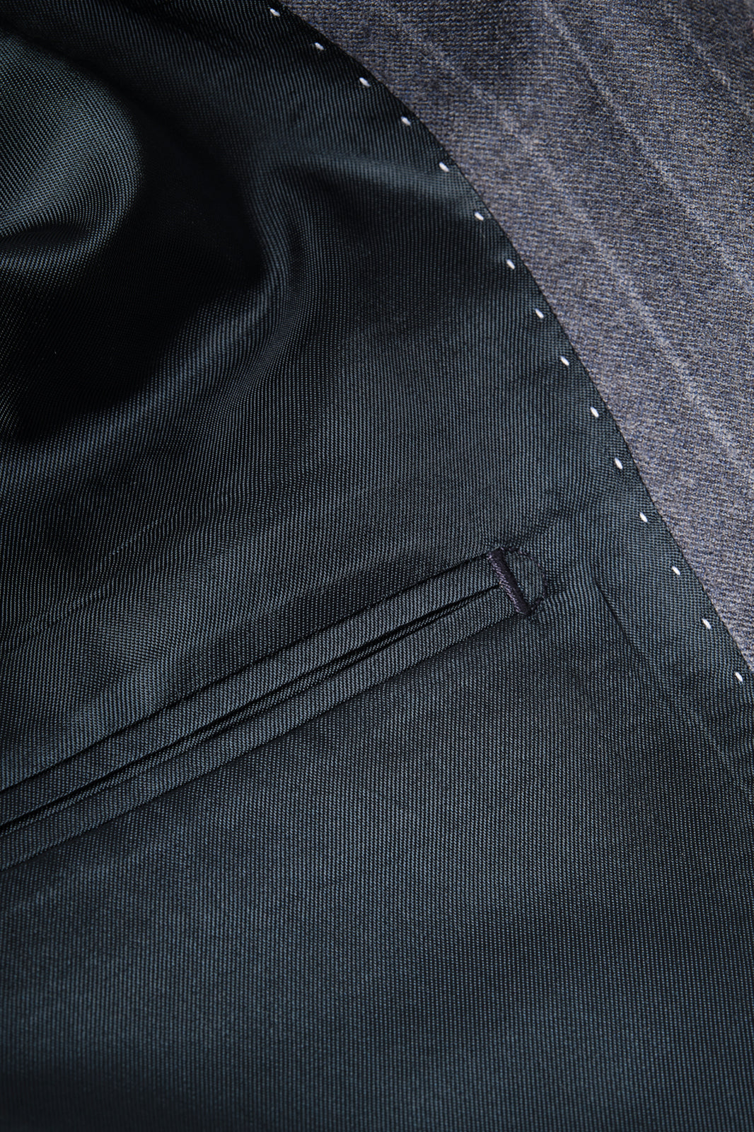 Wool suit - Light gray striped