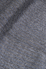 Wool suit - Mid grey with blue stripe