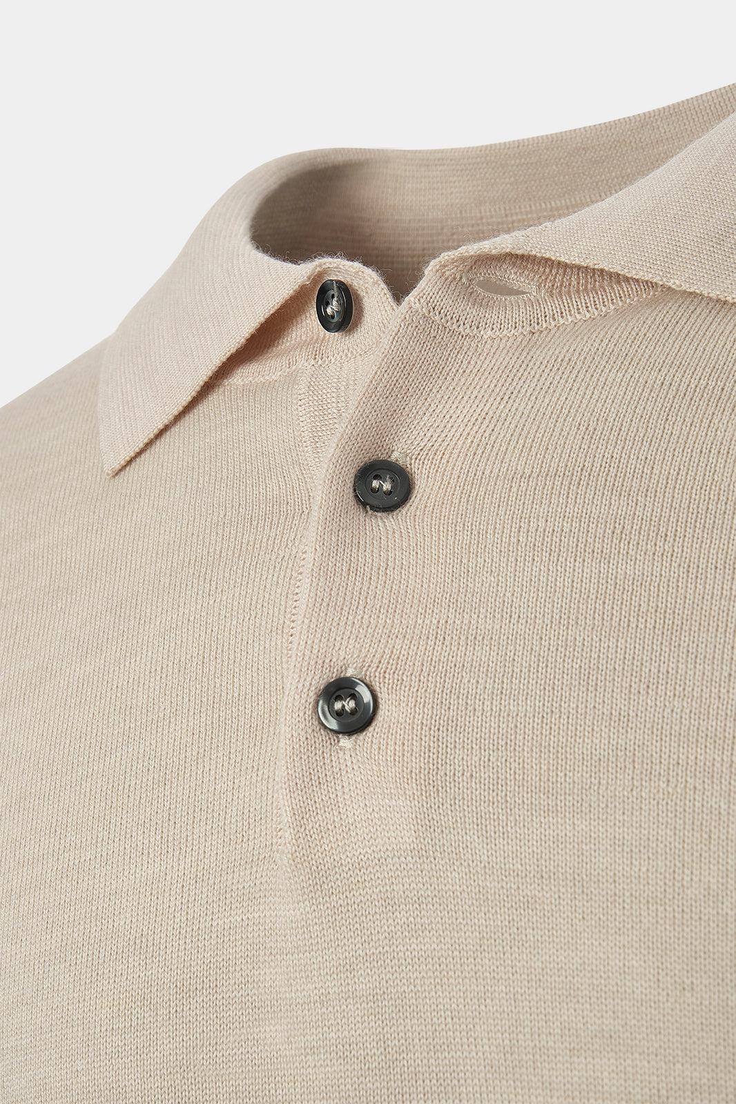 Polo neck sweater - Beige