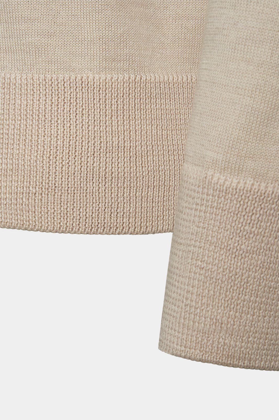 Polo neck sweater - Beige