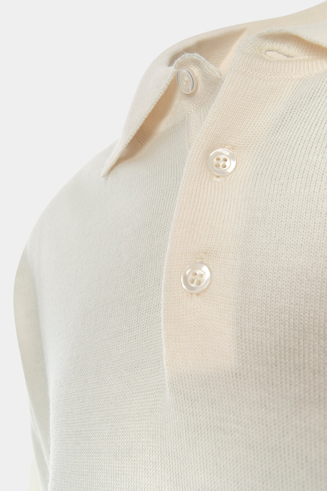 Polo neck sweater - Off White