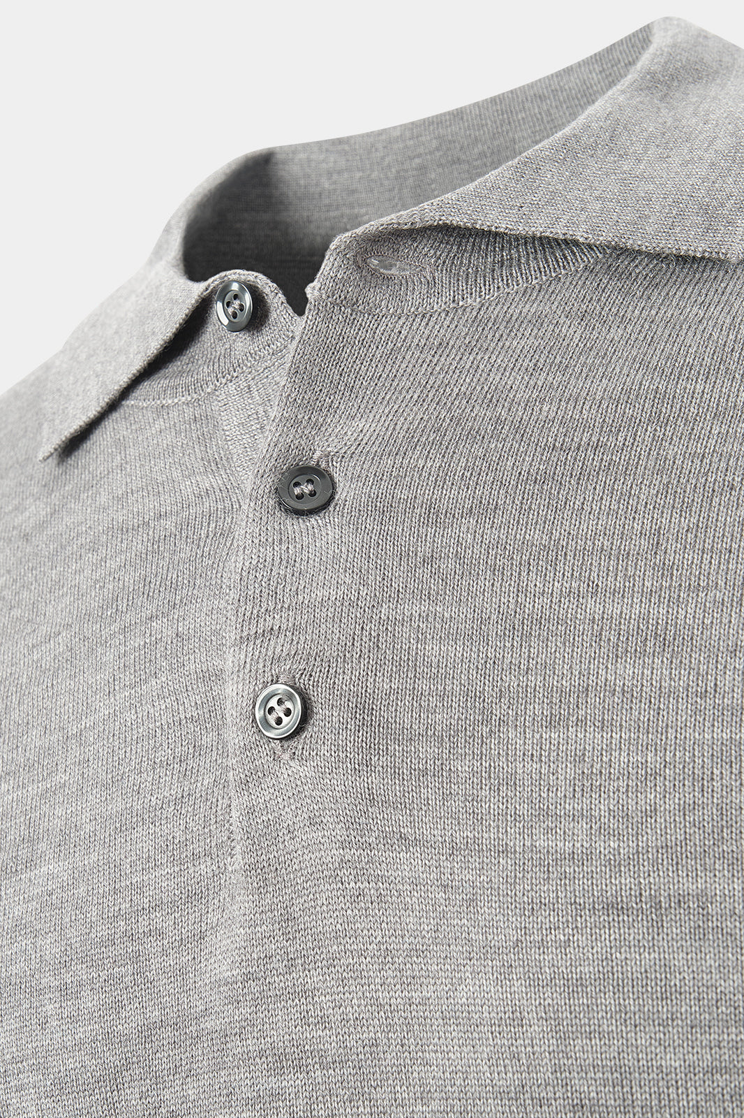 Polo neck sweater - Grey
