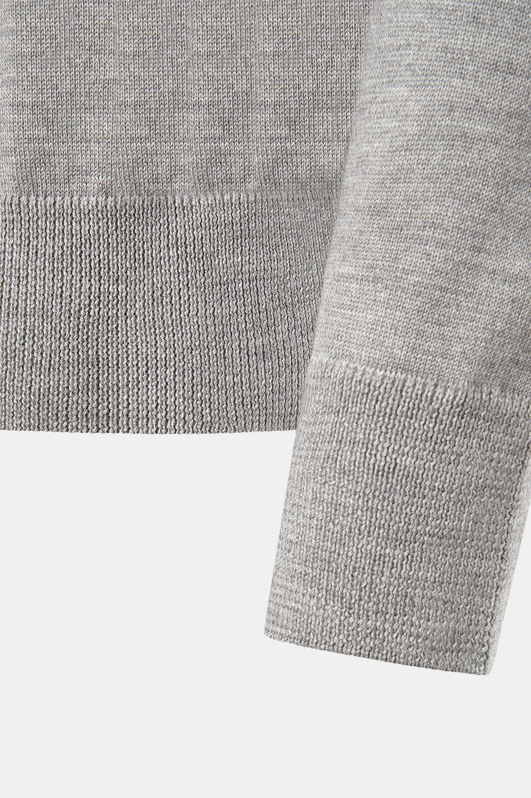 Polo neck sweater - Grey