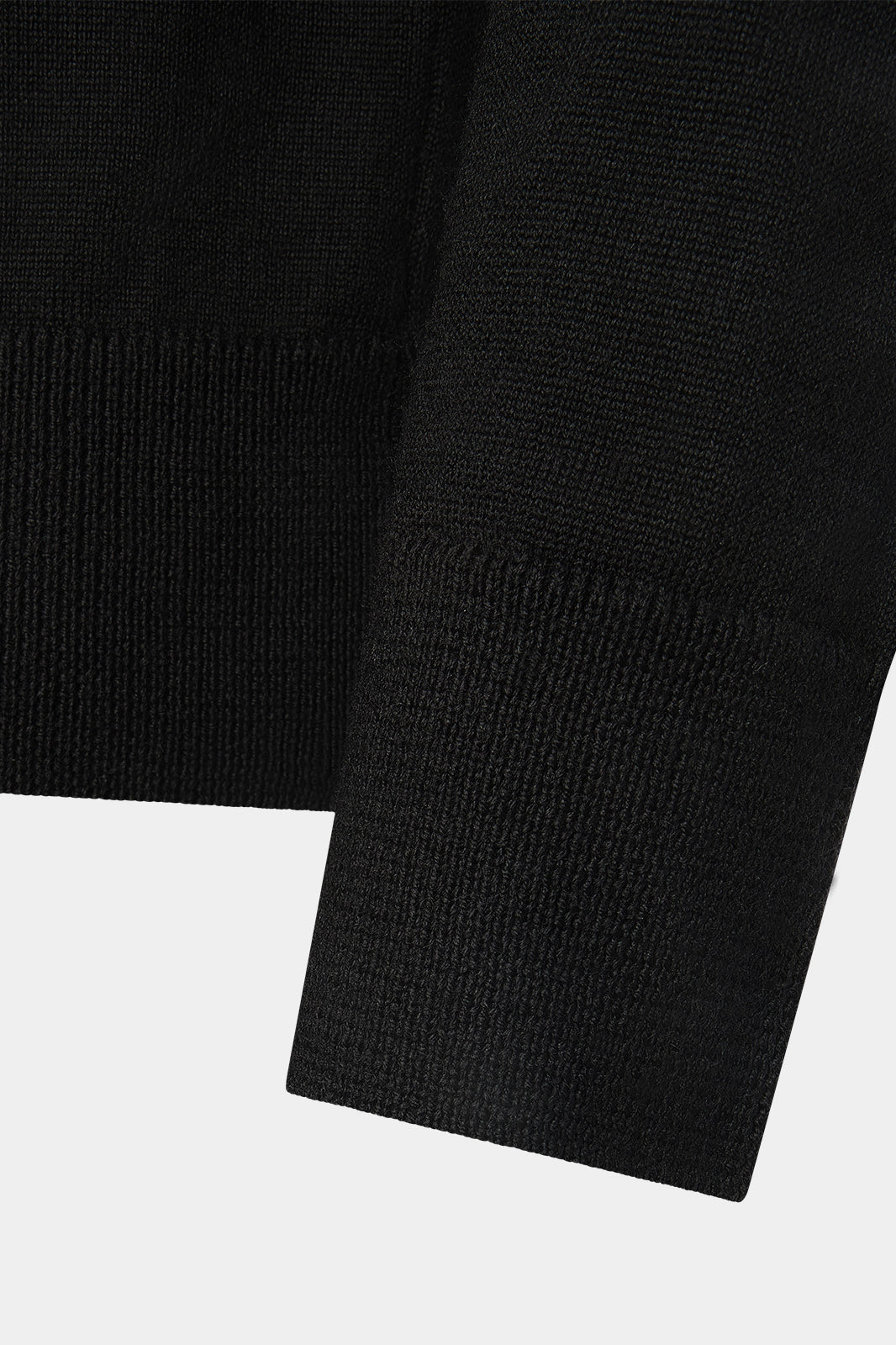Polo neck sweater - Black