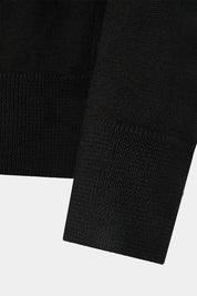 Polo neck sweater - Black