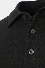 Polo neck sweater - Black