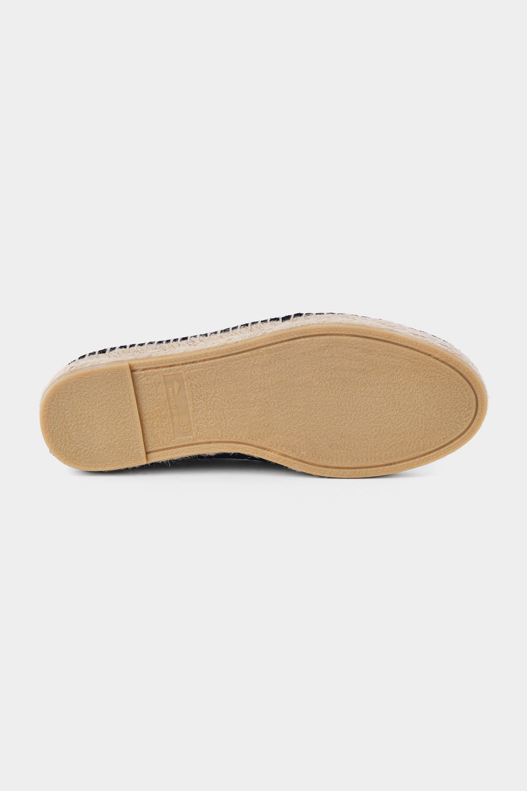Leather Espadrille - Black