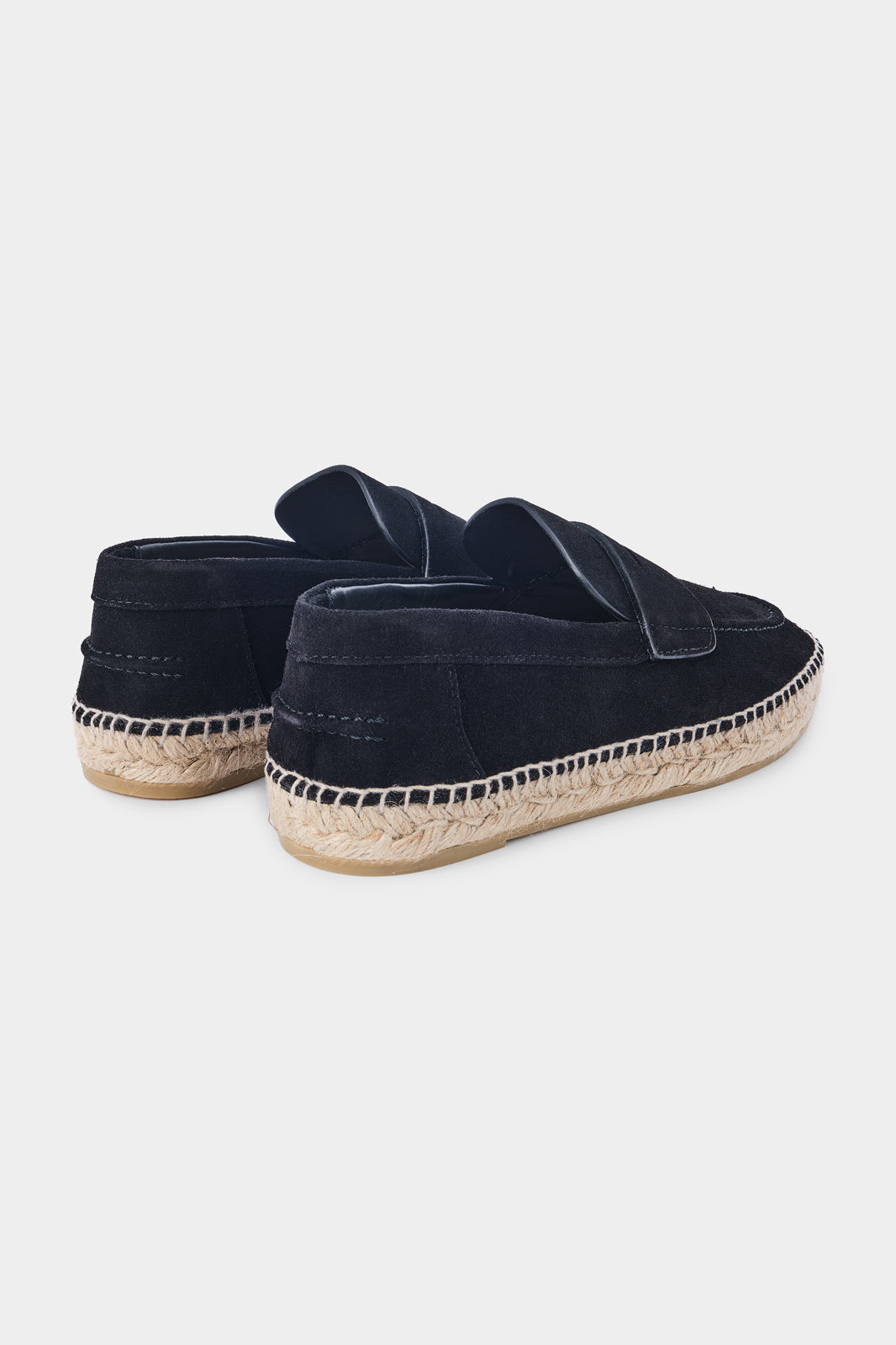 Leather Espadrille - Black