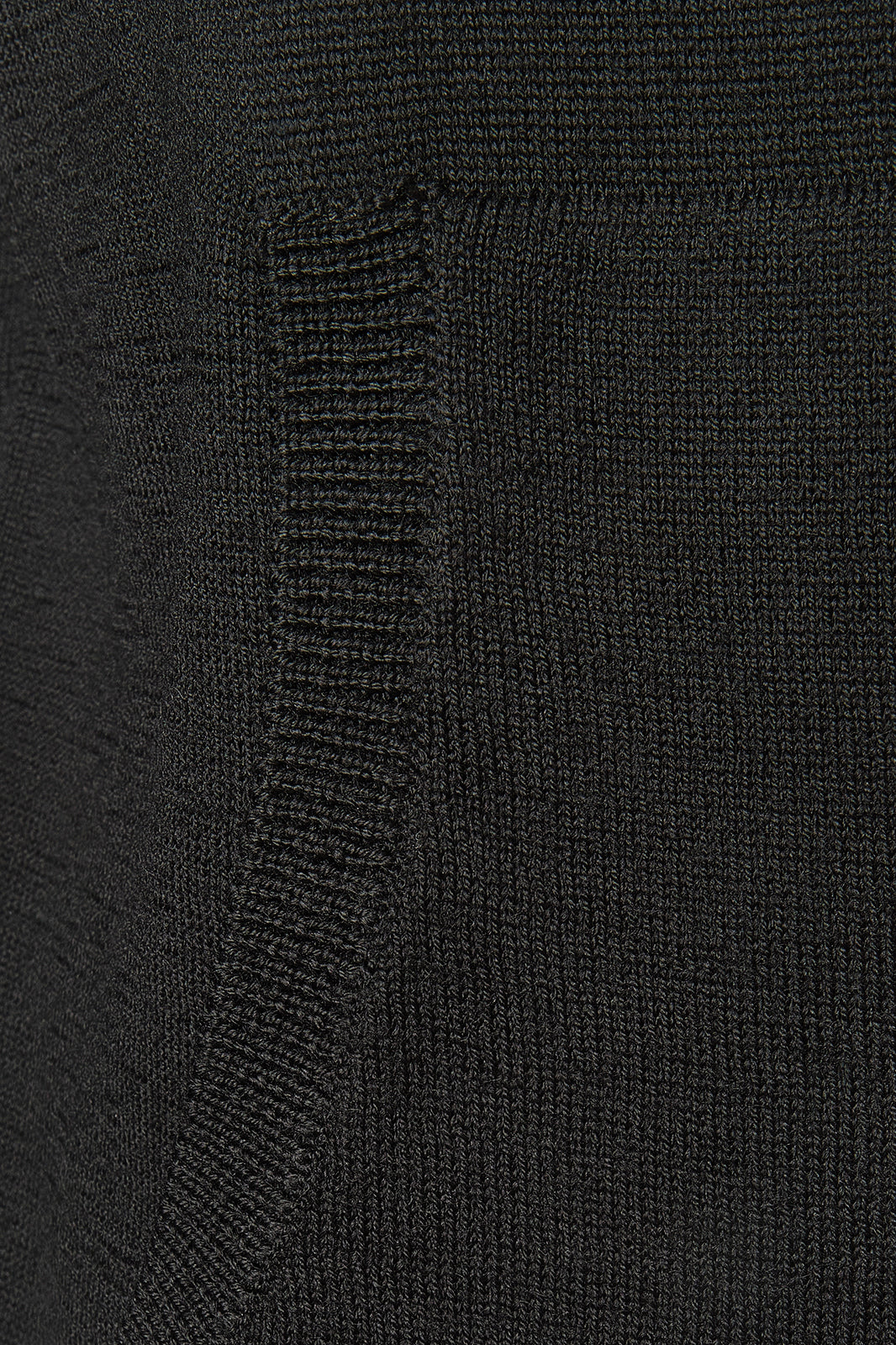 Hooded wool zipped vest - Black