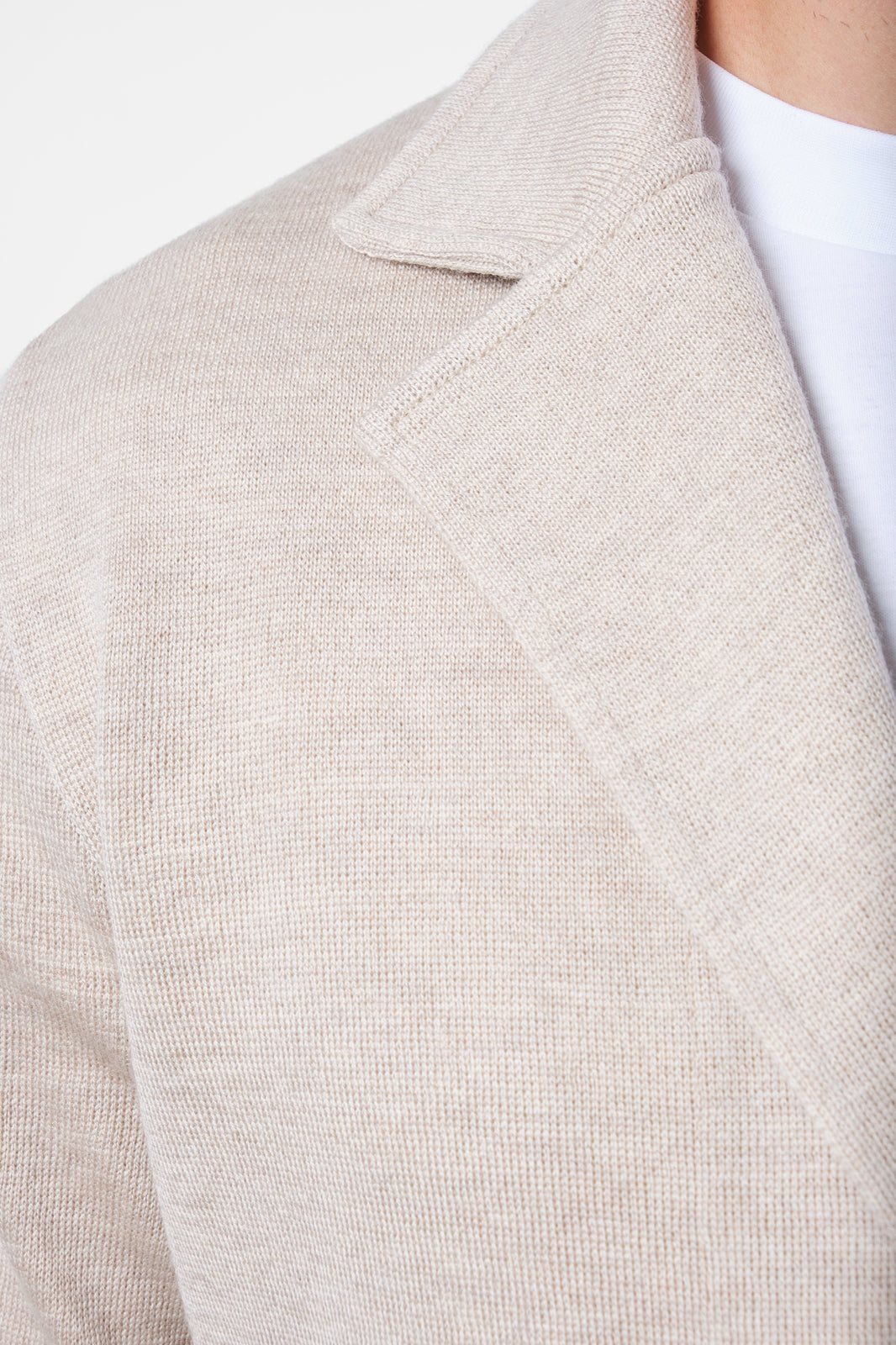 Knitted jacket - Beige