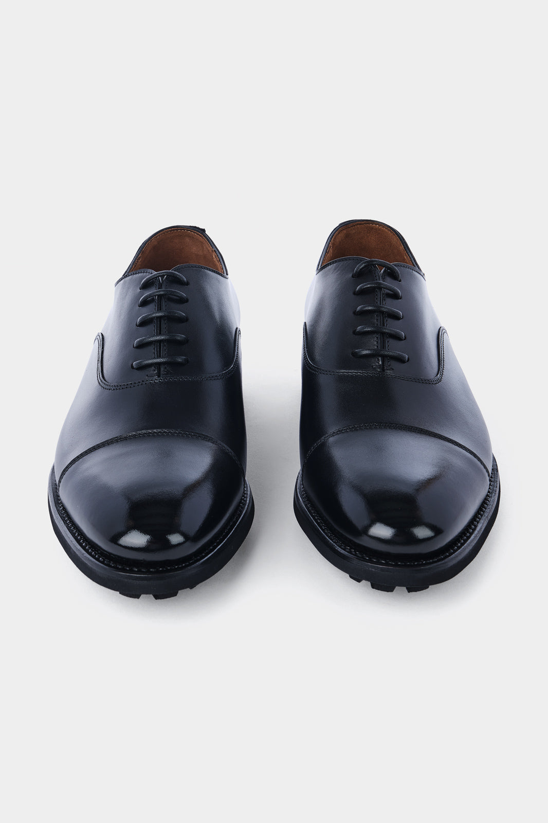 Leather lace-up shoes - Black