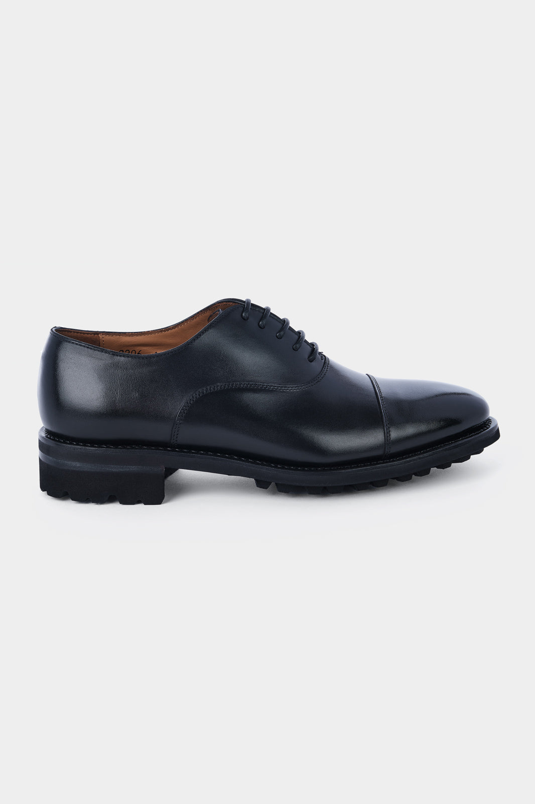 Leather lace-up shoes - Black