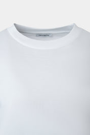 Vayal round neck t-shirt in ice cotton - White
