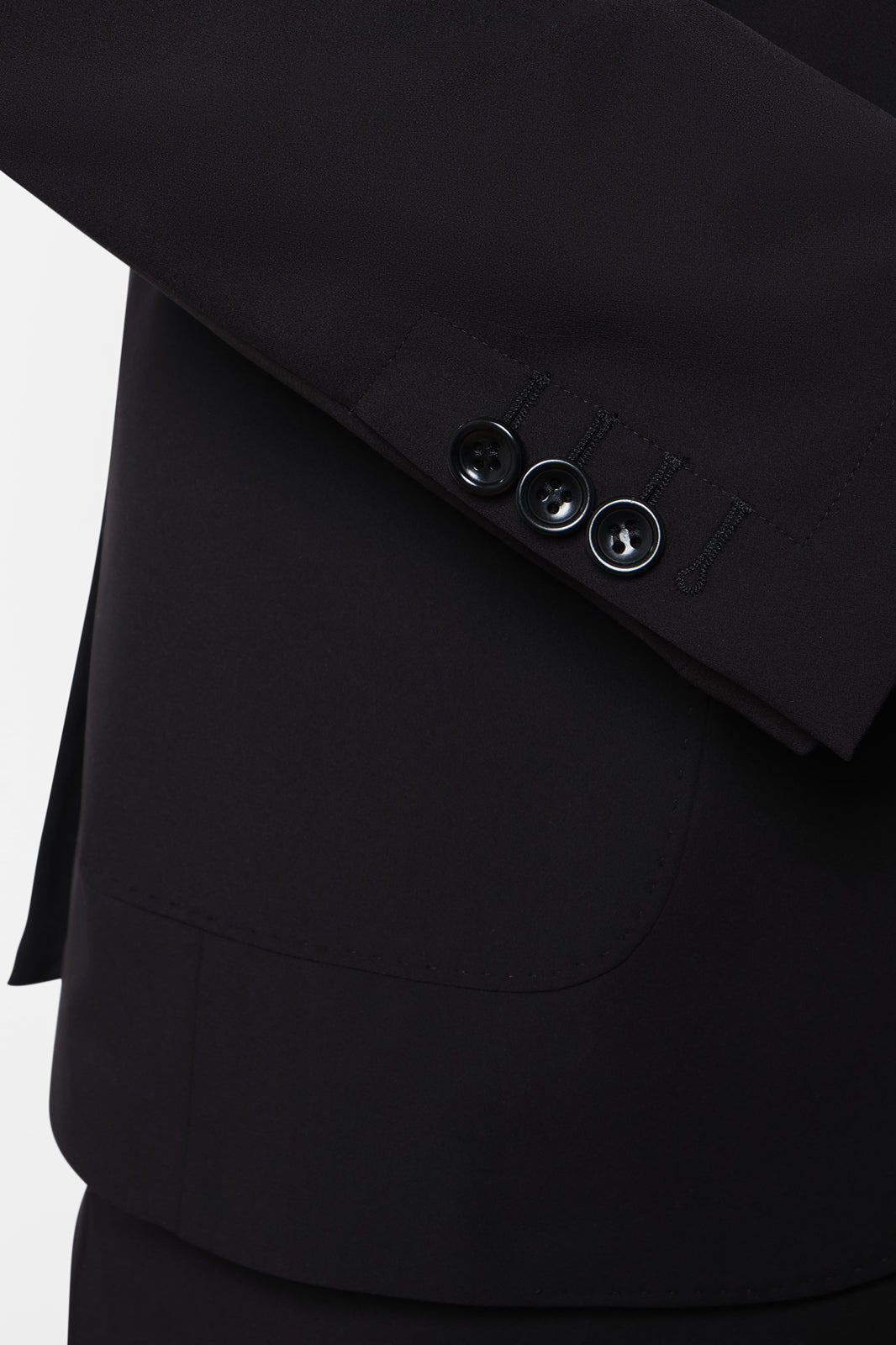 Bon suit with patch pocket - Black - OUT OF STOCK