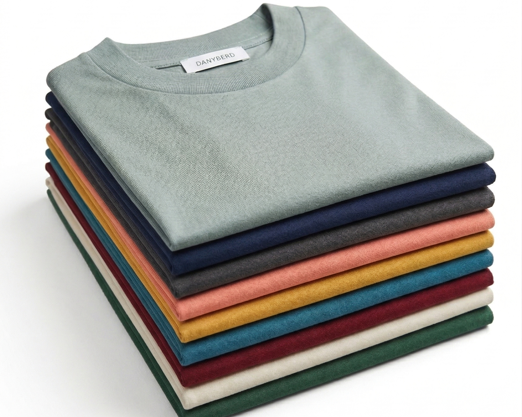 T-shirt col rond homme DANYBERD : le t-shirt Vayan en ice coton, l’essentiel premium à prix juste.