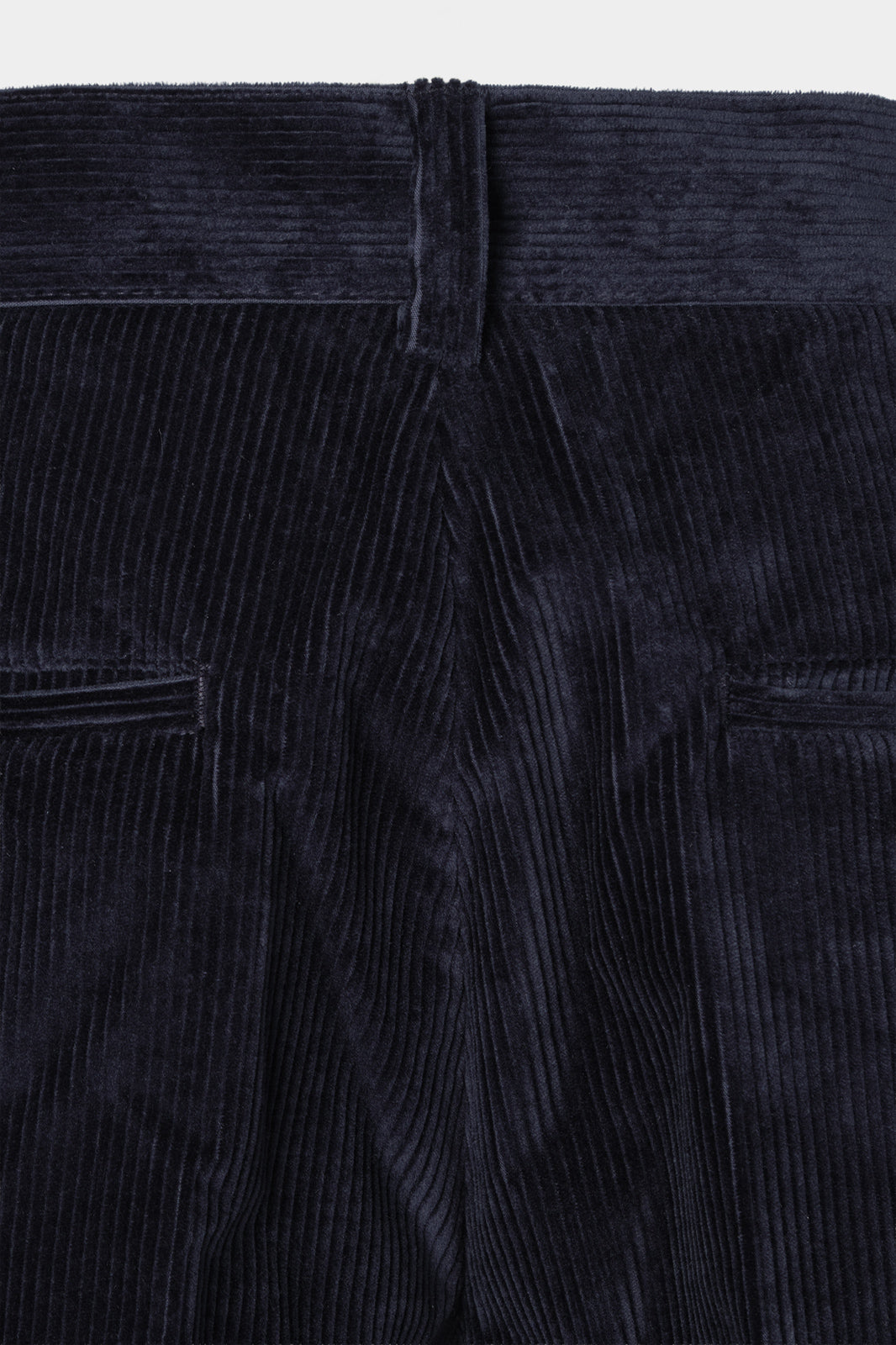 Pantalon large velours côtelé large - Marine