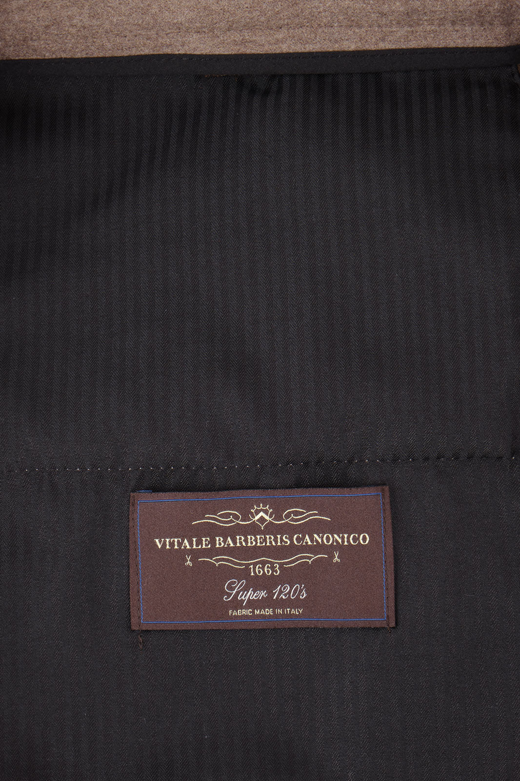 Pantalon large flanelle - Beige