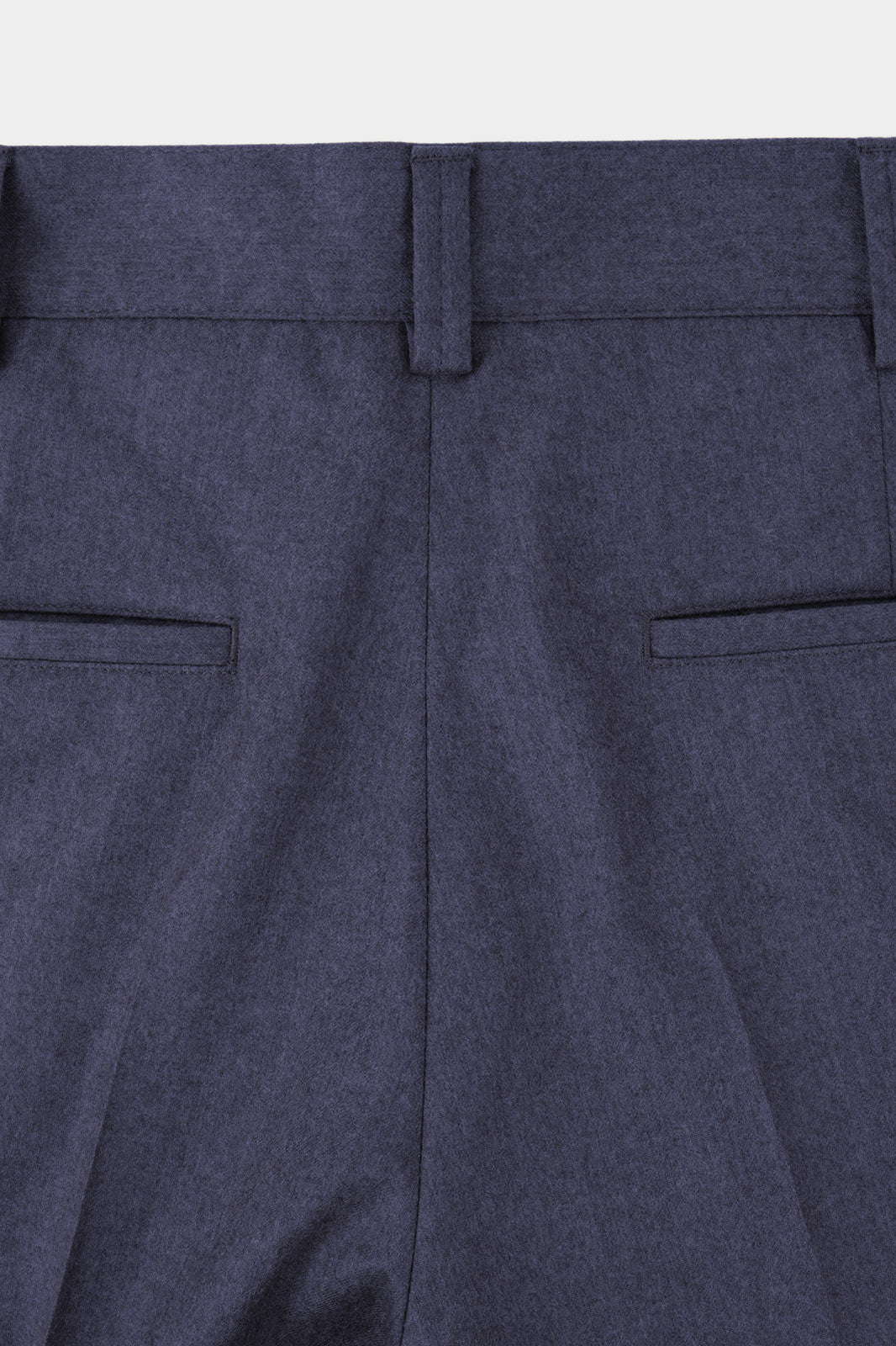 Pantalon large flanelle - Marine