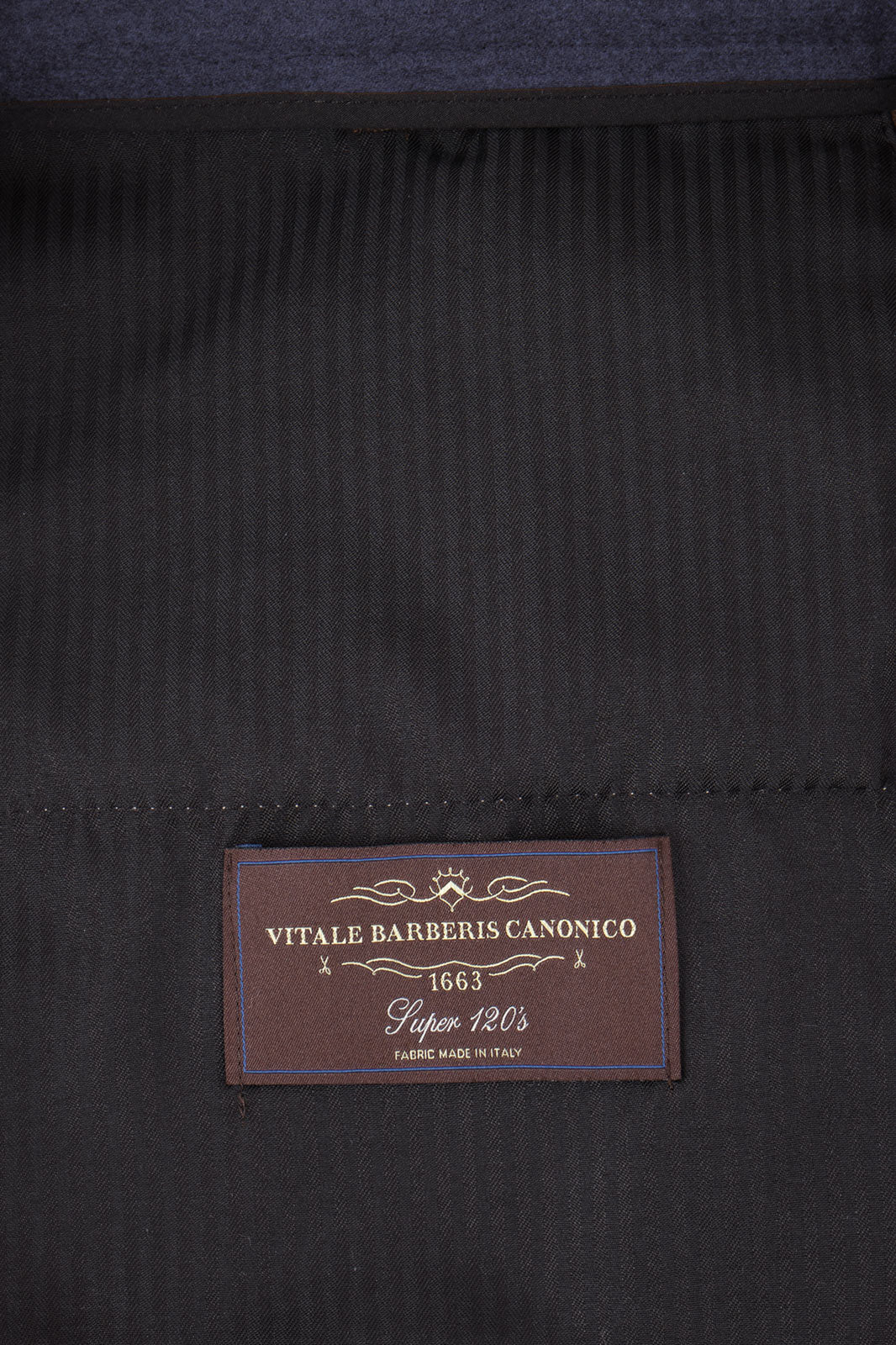 Pantalon large flanelle - Marine