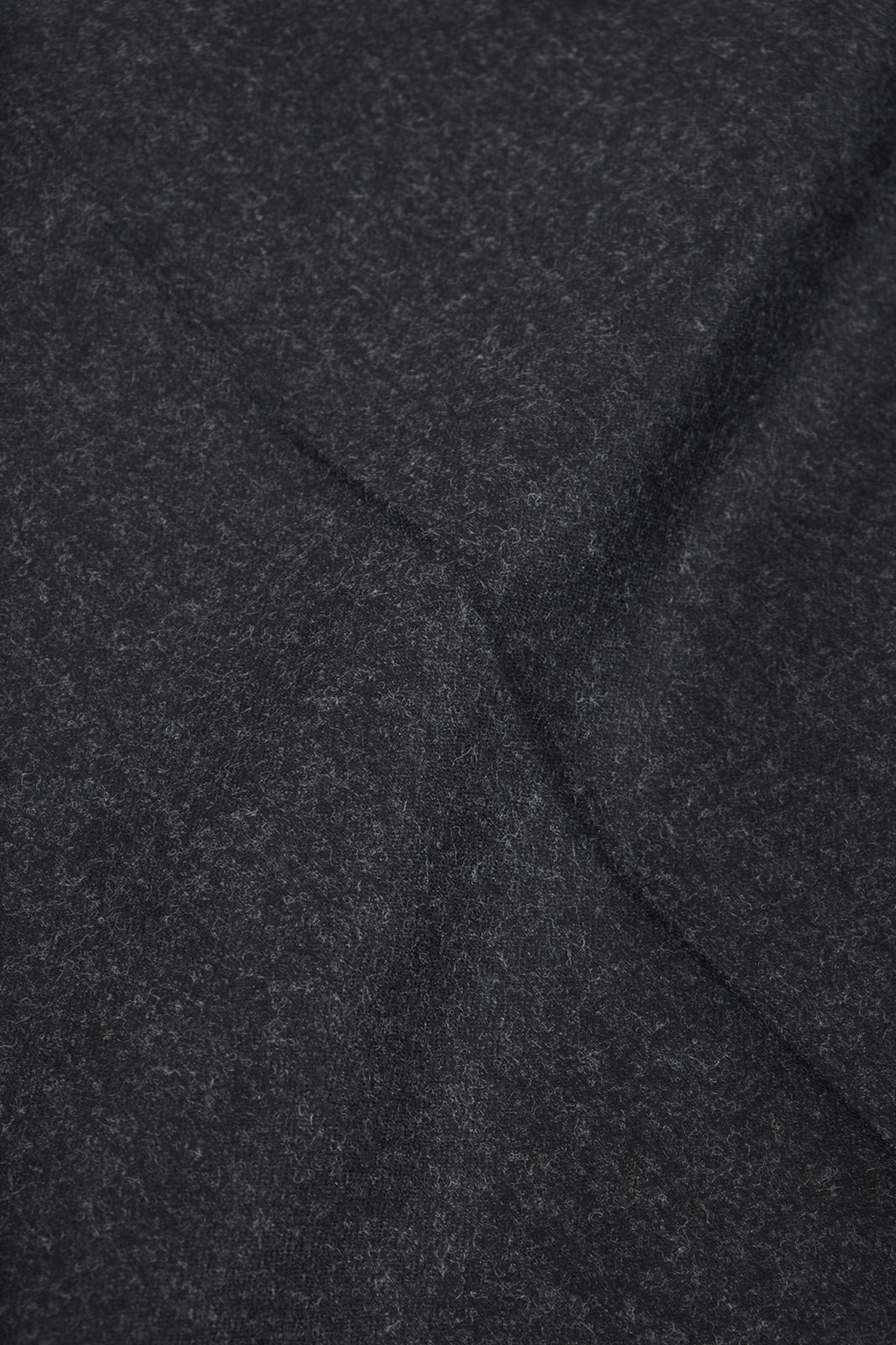 Pantalon large flanelle - Gris anthracite