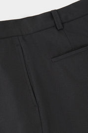Pantalon large flanelle - Noir