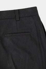 Pantalon large flanelle - Noir