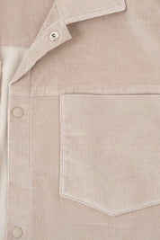 Surchemise velours côtelé - Beige