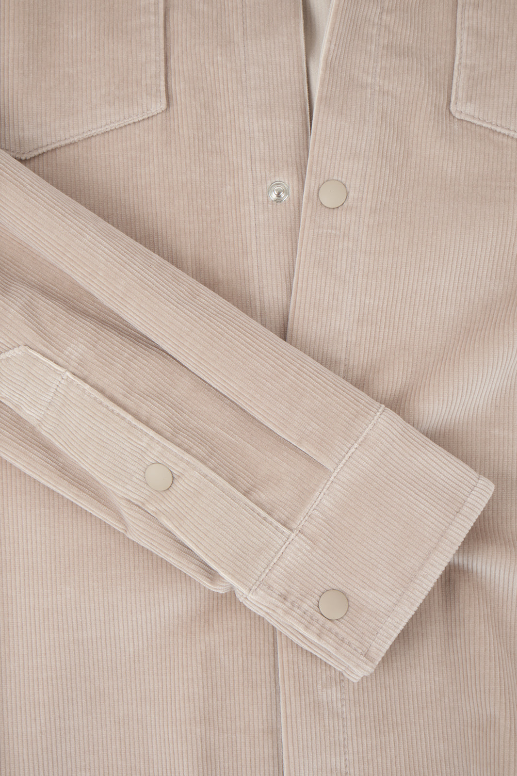 Surchemise velours côtelé - Beige