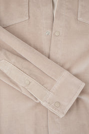 Surchemise velours côtelé - Beige
