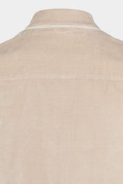 Surchemise velours côtelé - Beige