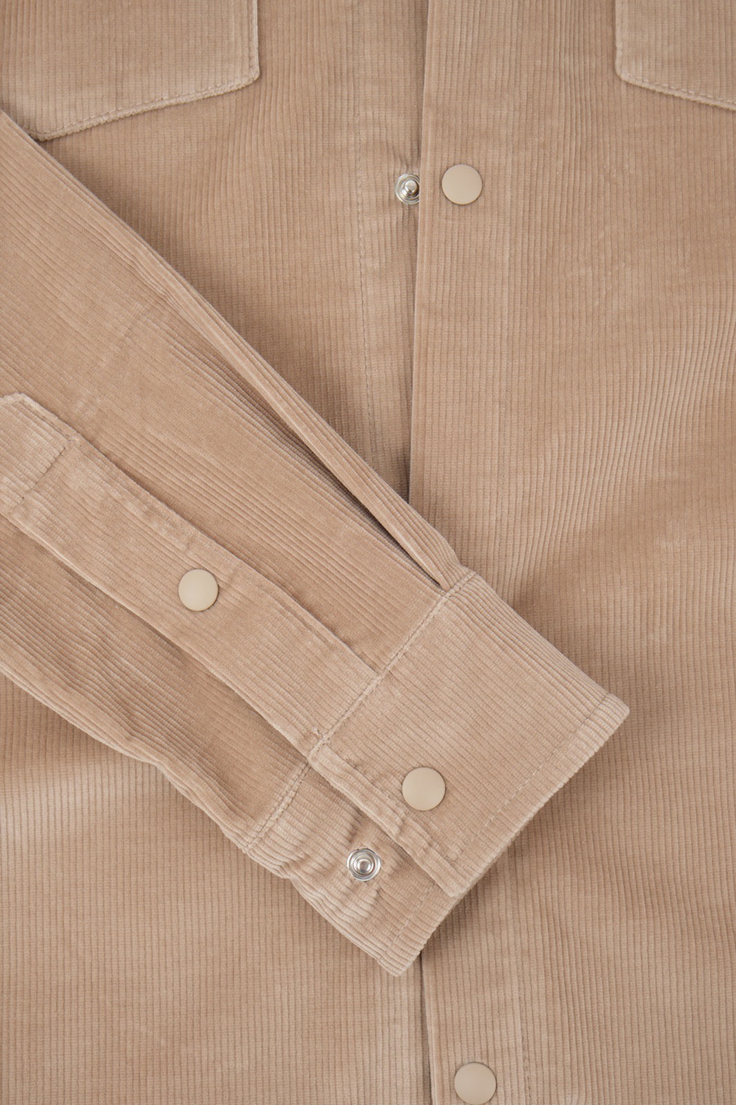 Surchemise velours côtelé - Camel