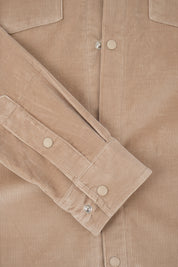 Surchemise velours côtelé - Camel