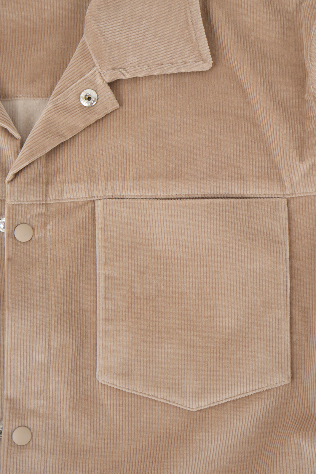 Surchemise velours côtelé - Camel