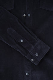 Surchemise velours côtelé - Marine