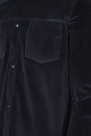 Surchemise velours côtelé - Marine