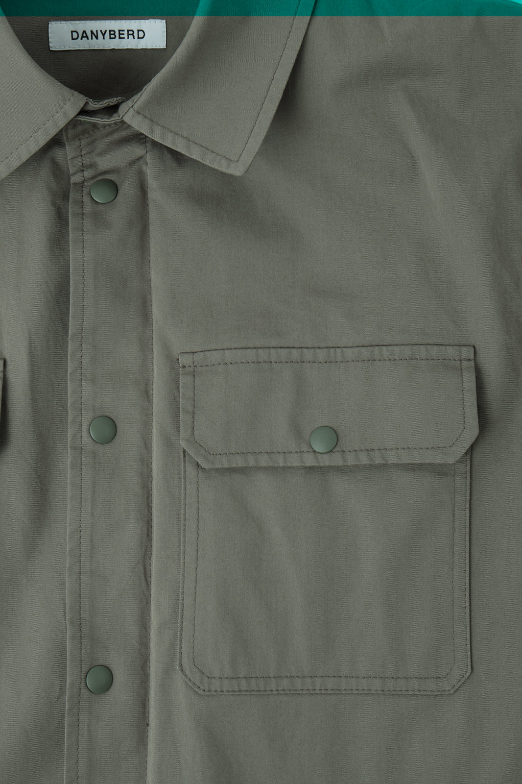 On cotton shirt - Khaki - QTT - PS-&gt; 159 - ADRIEN