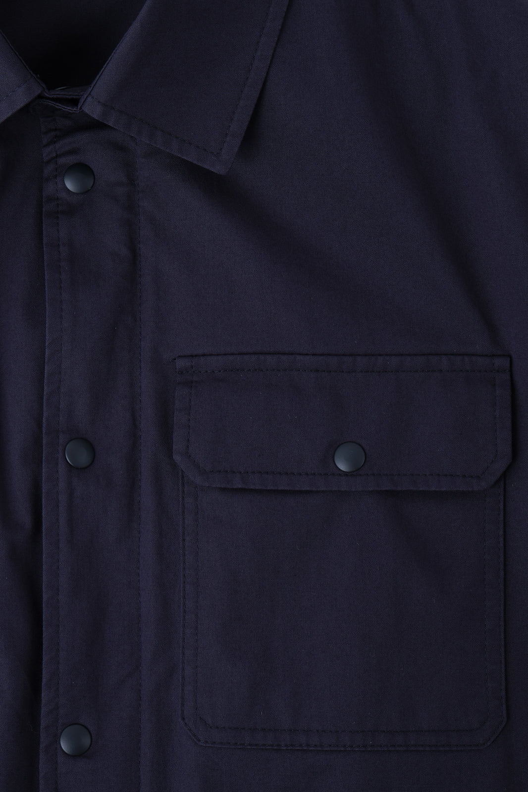 On cotton shirt - Navy blue - QTT - PS-&gt; 159 - ADRIEN