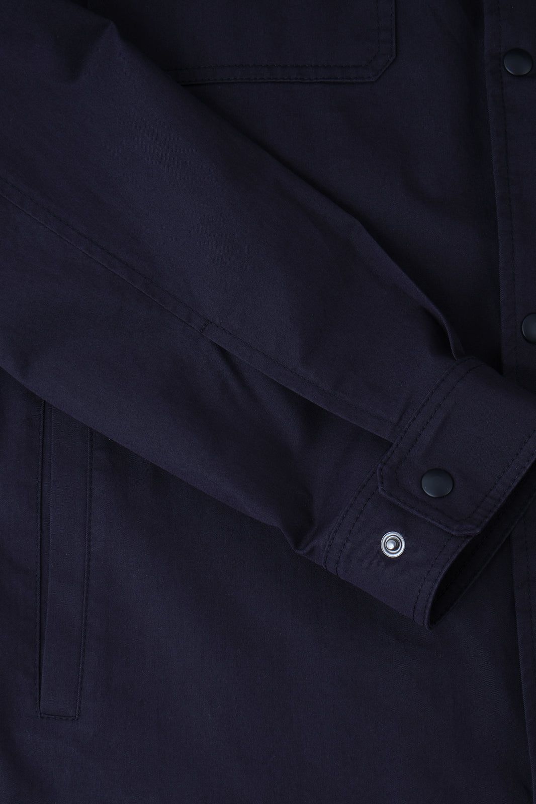 On cotton shirt - Navy blue - QTT - PS-&gt; 159 - ADRIEN