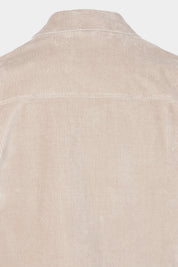 Sur chemise velours côtelé - Beige