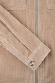 Sur chemise velours côtelé - Camel