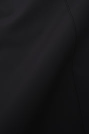 Veste bi-matière à capuche - Noir