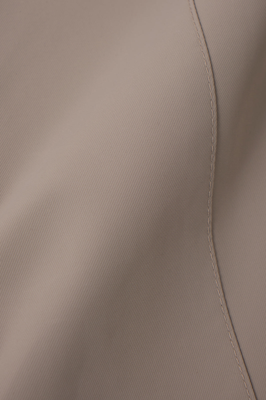Two-material hooded jacket - Hazelnut