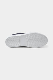 Sneaker en nubuck couleur navy