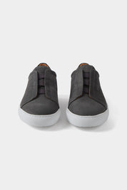 Sneaker en nubuck - Gris