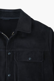 Sur chemise - Bi-matière - Marine