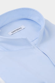 Chemise col indien - Bleu