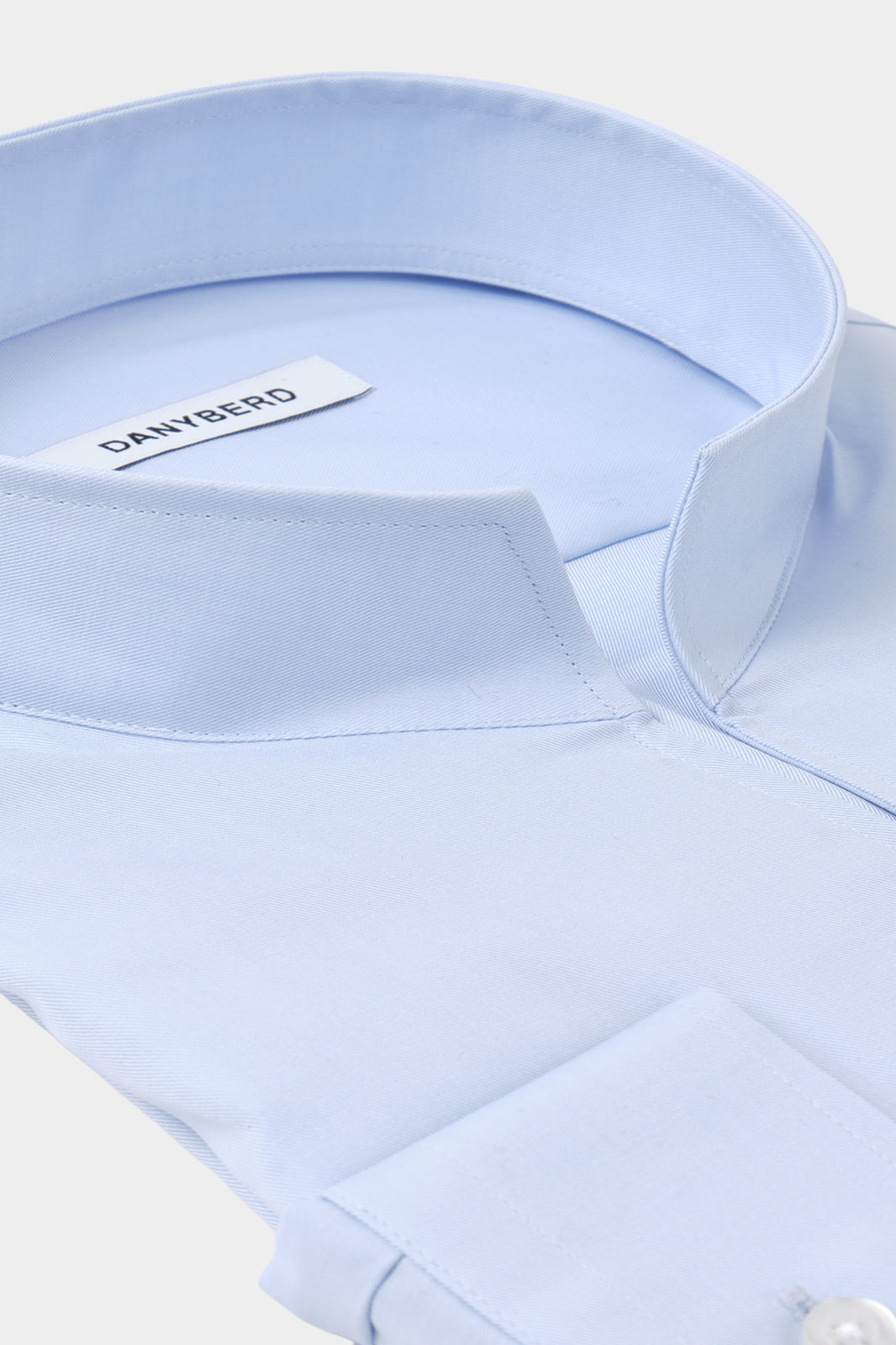 Non-fitted grandad collar shirt - Blue - Swiss price 95 - missing photos and alt text