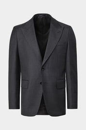 Costume revers flèche et pantalon patte de serrage - Gris anthracite