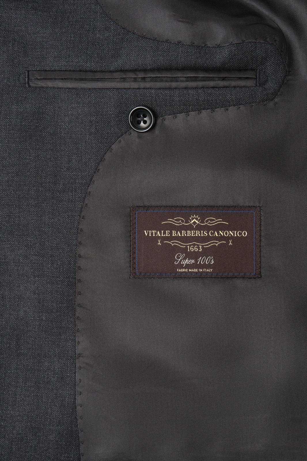 Costume revers flèche et pantalon patte de serrage - Gris anthracite