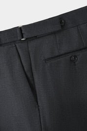 Costume revers flèche et pantalon patte de serrage - Gris anthracite